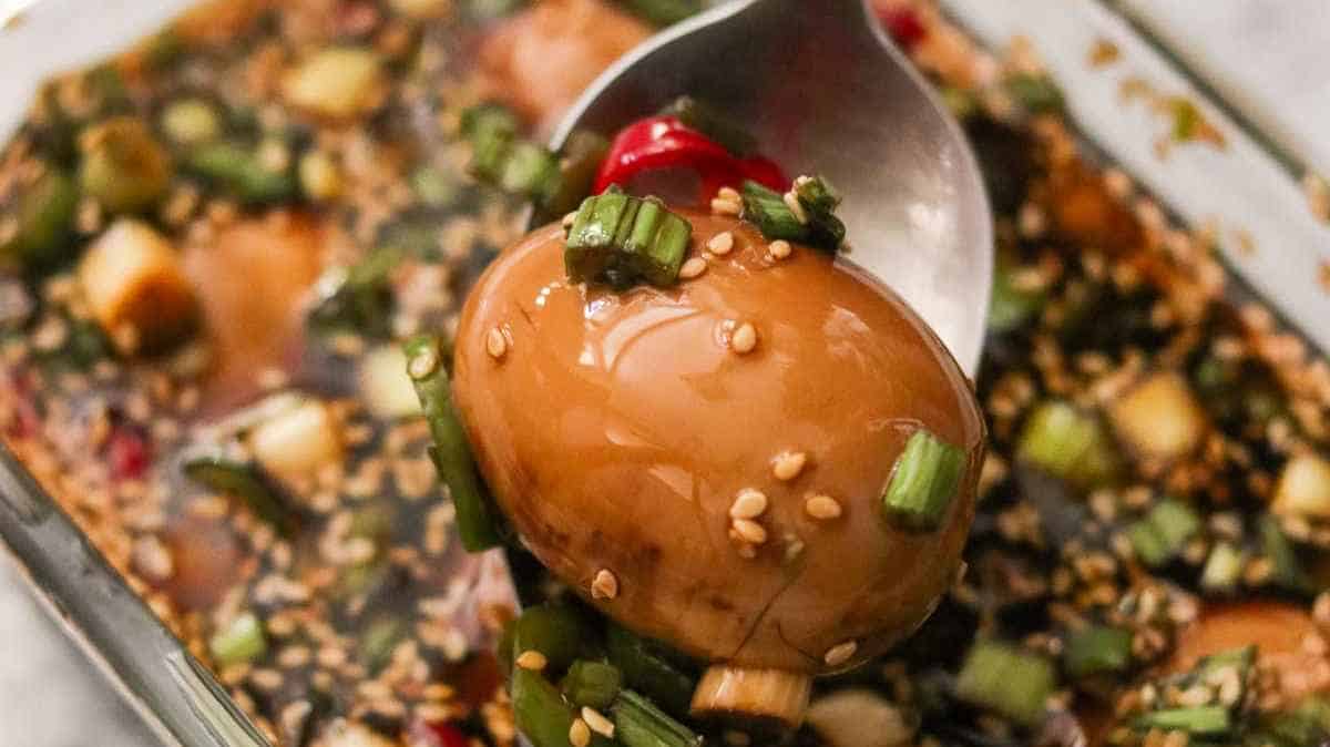 Mayak Eggs (Korean Marinated Eggs).