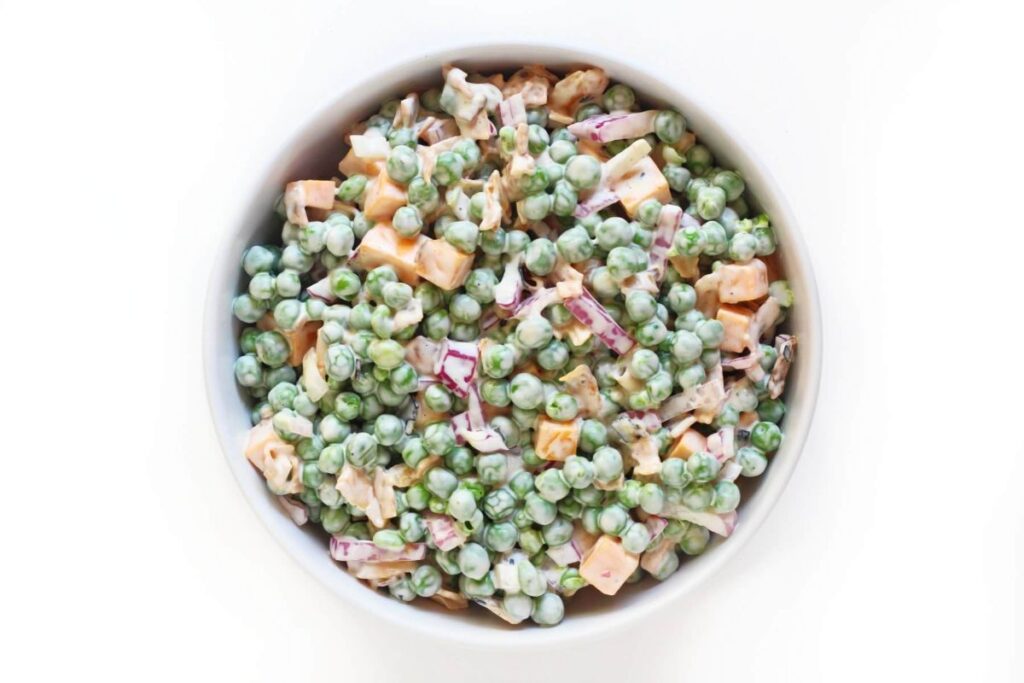 Old-Fashioned Pea Salad.