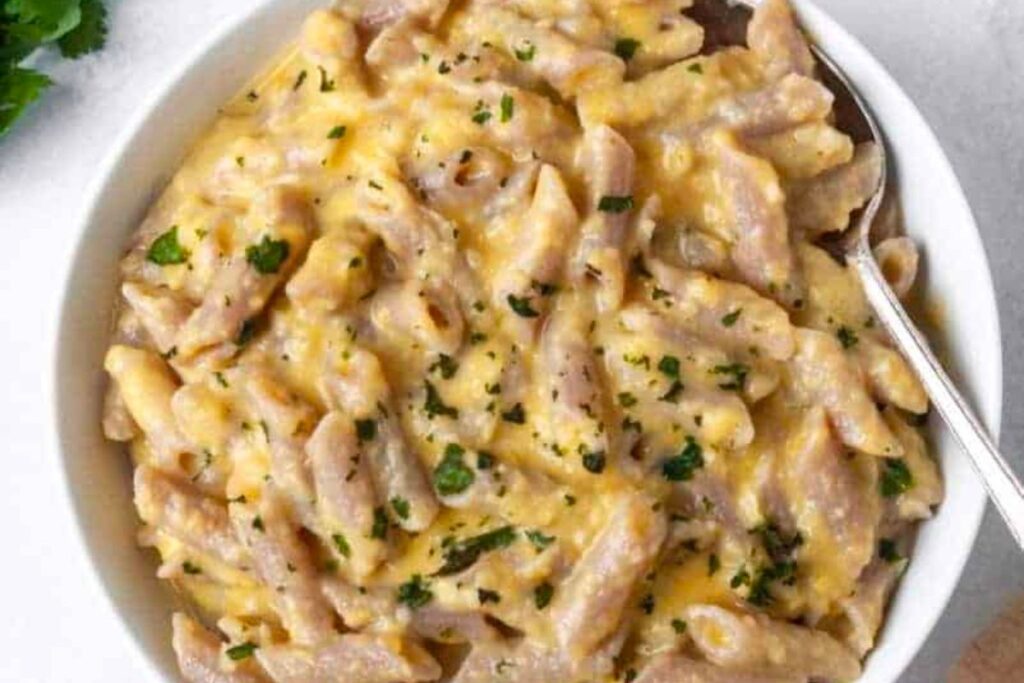 Paleo Vegan Butternut Squash Mac And Cheese. 