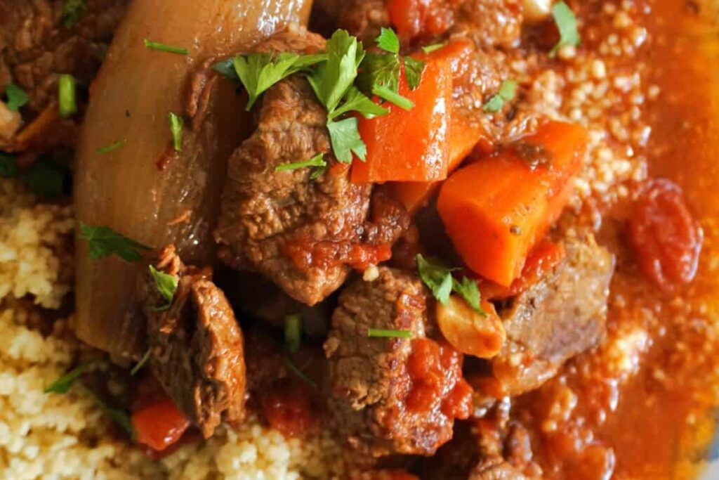 Slow Cooker Beef Stifado.