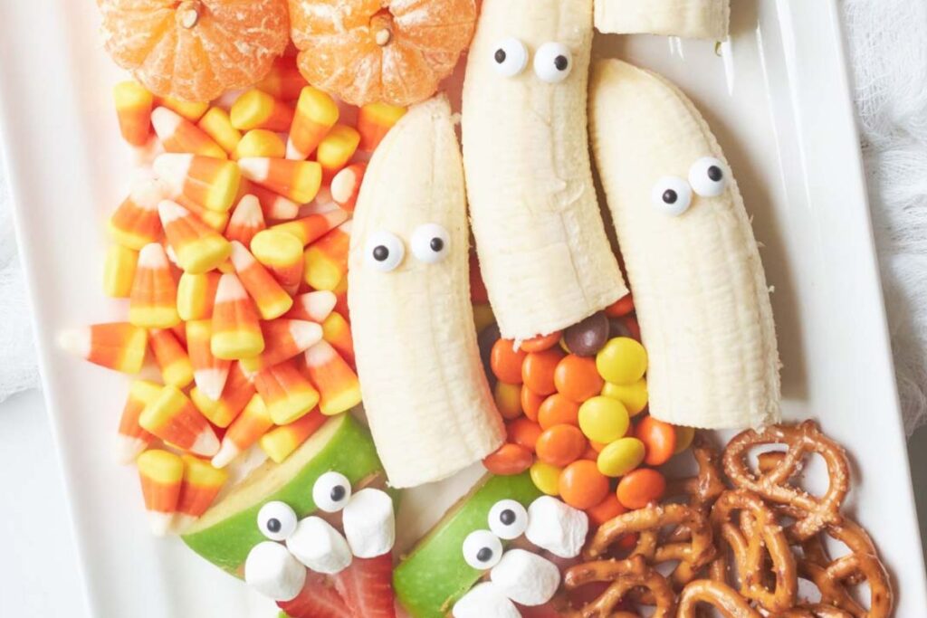 Halloween Fruit Tray.