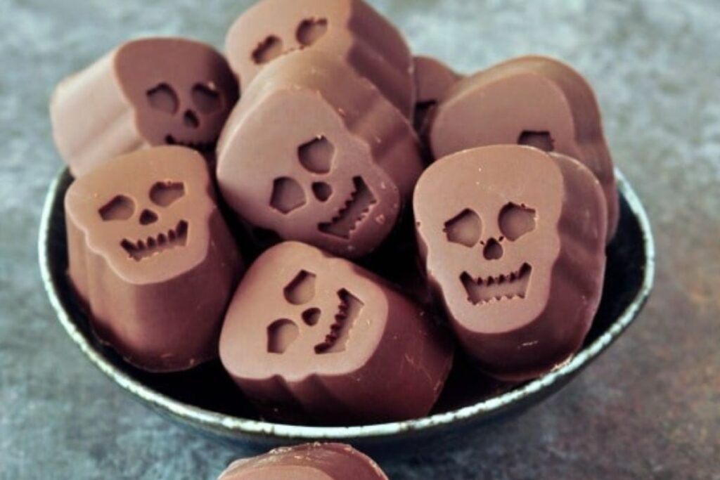 Pumpkin Caramel Chocolates.