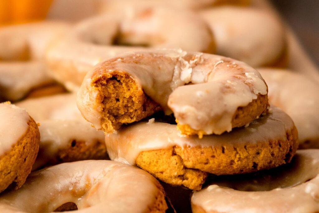 Pumpkin Spice Donuts. 