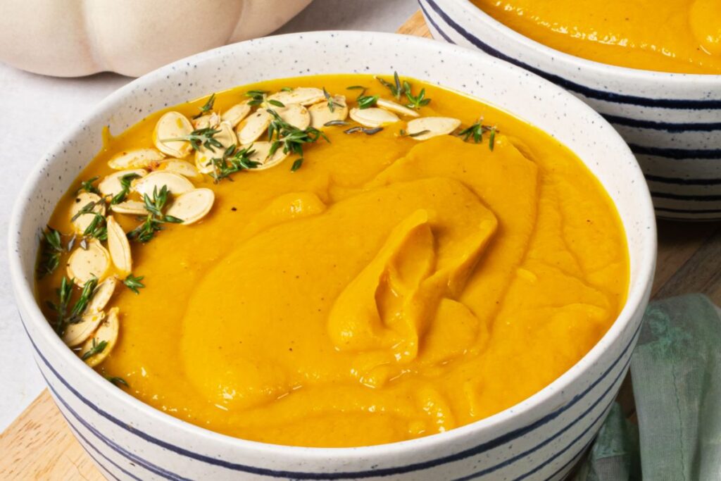 Pumpkin and Sweet Potato Soup