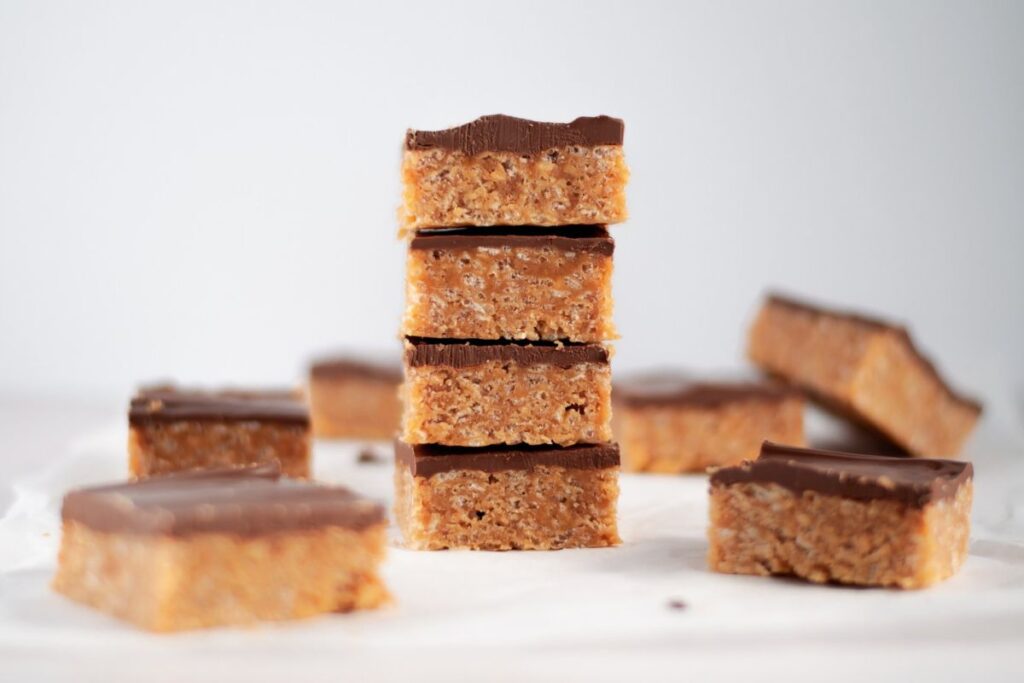 Rice Krispie Scotcheroos. 