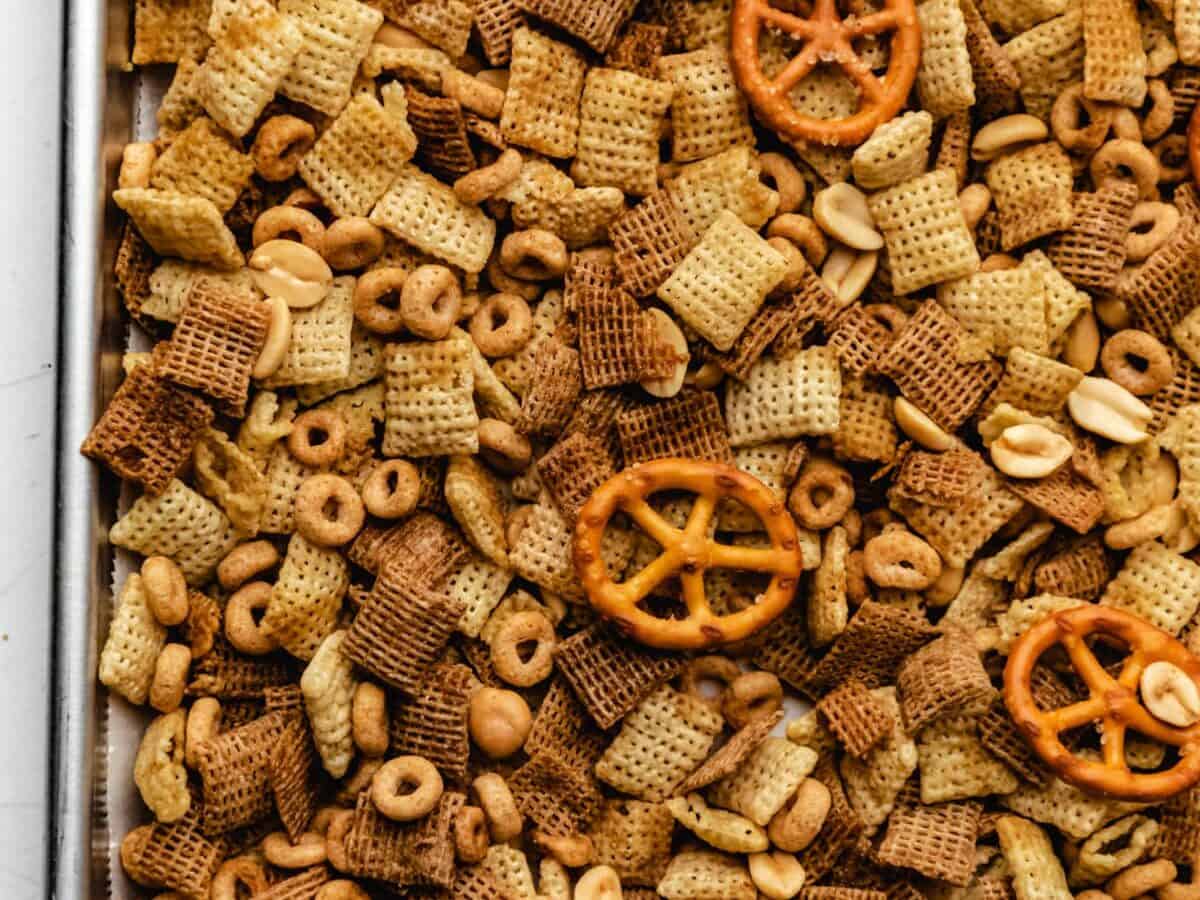 Slow Cooker Chex Mix.
