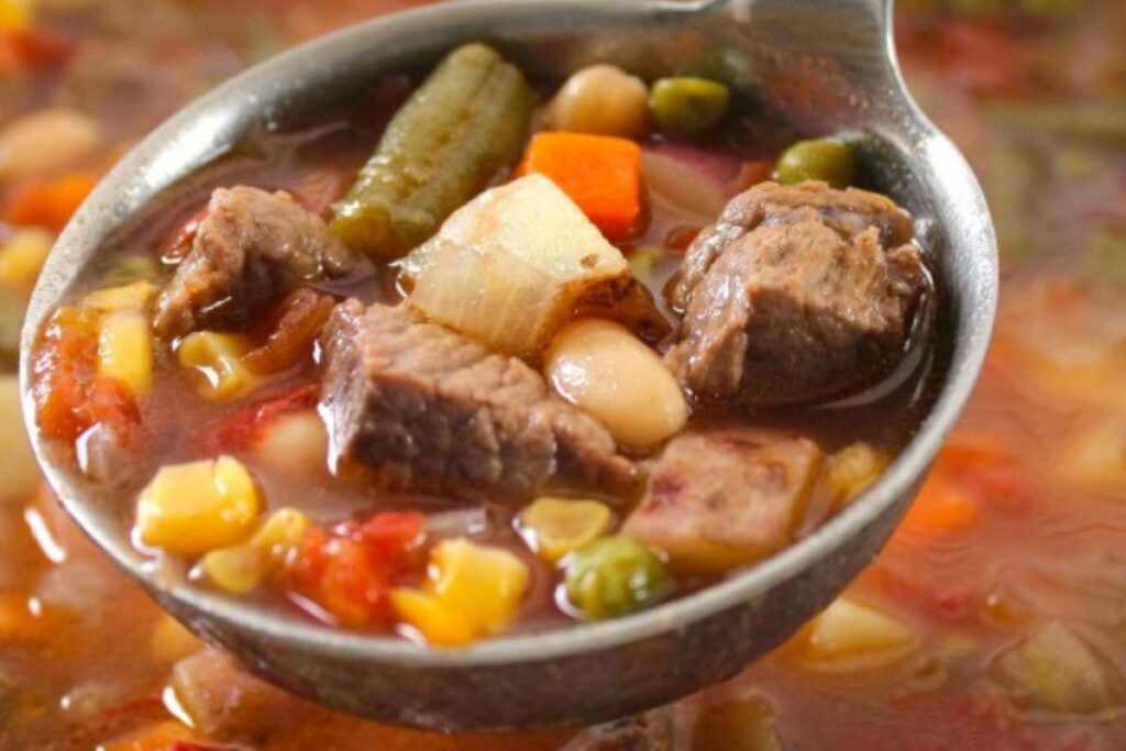 Slow Cooker Vegetable Beef Soup.