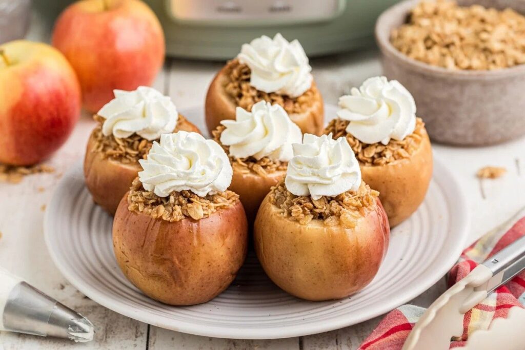 Slow Cooker Baked Apples.