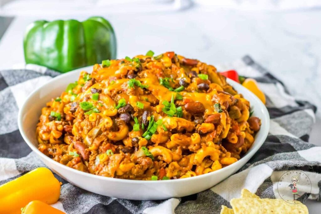 Slow Cooker Chili Mac Recipe.