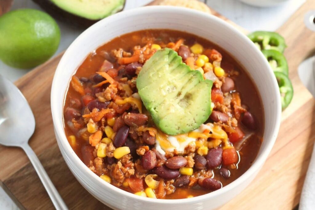Slow Cooker Taco Soup. 