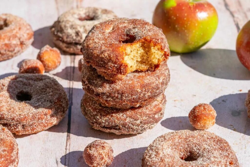 Sourdough Apple Cider Donuts. 