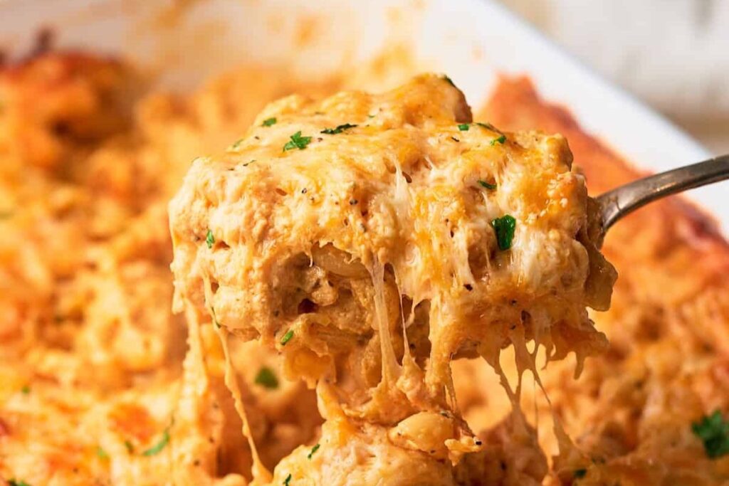 Southern Baked Mac And Cheese.