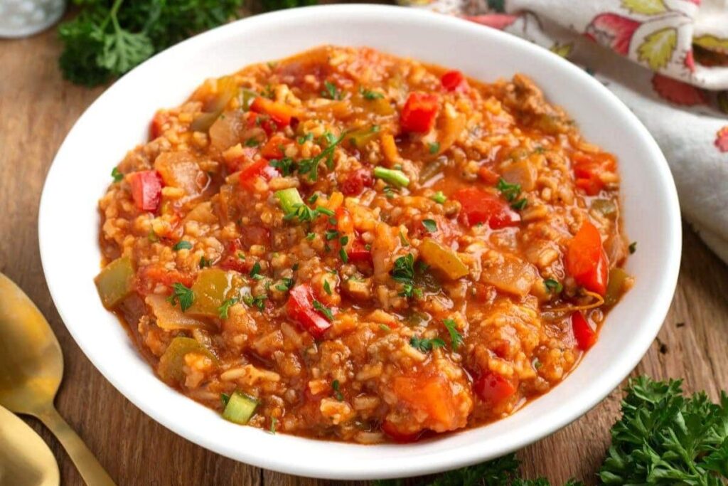 Stuffed Pepper Soup. 
