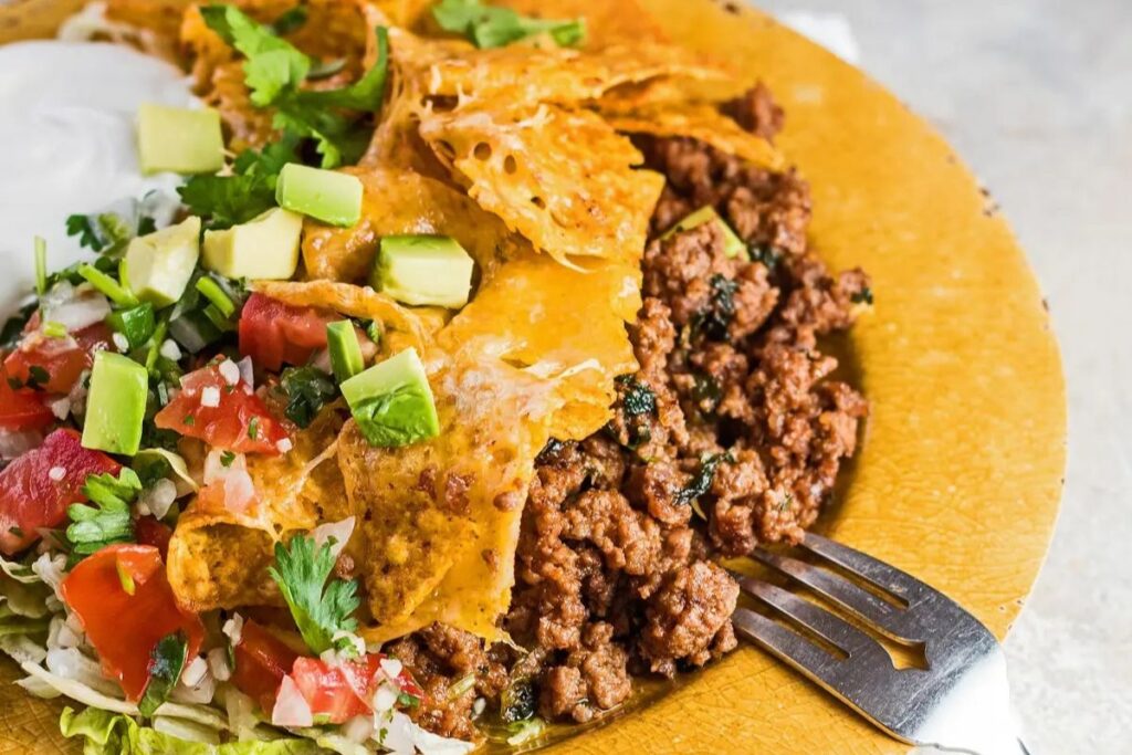 Walking Taco Casserole. 