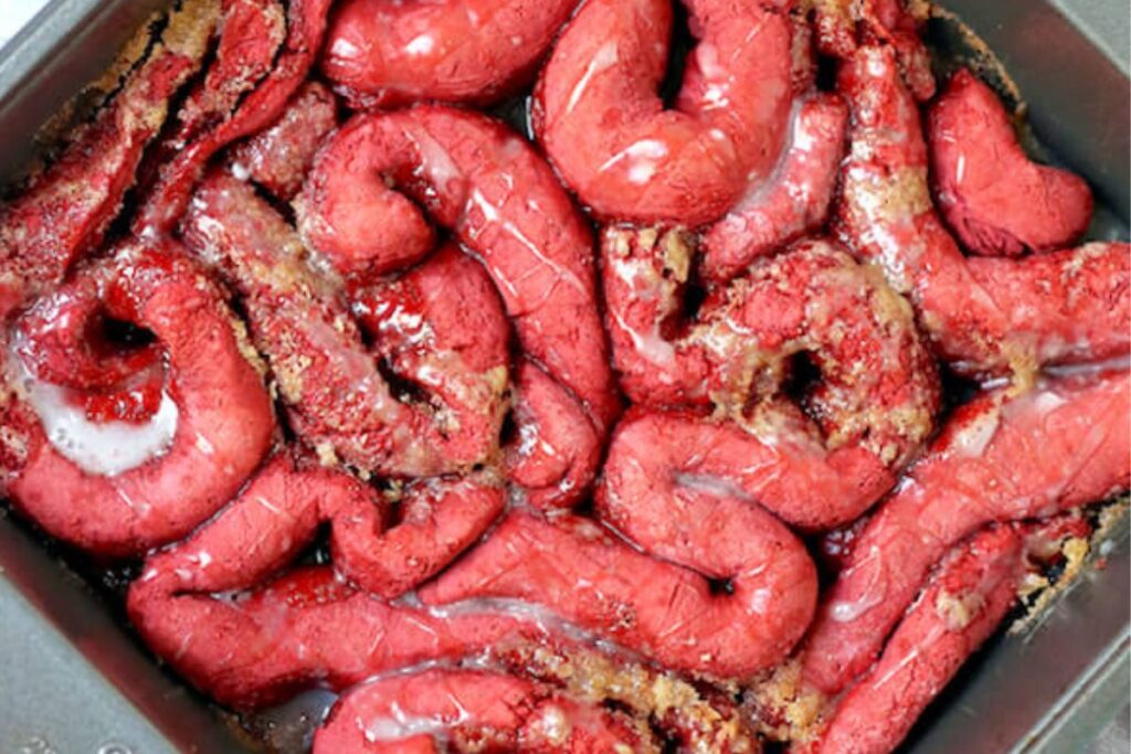 Zombie Guts Cinnamon Rolls