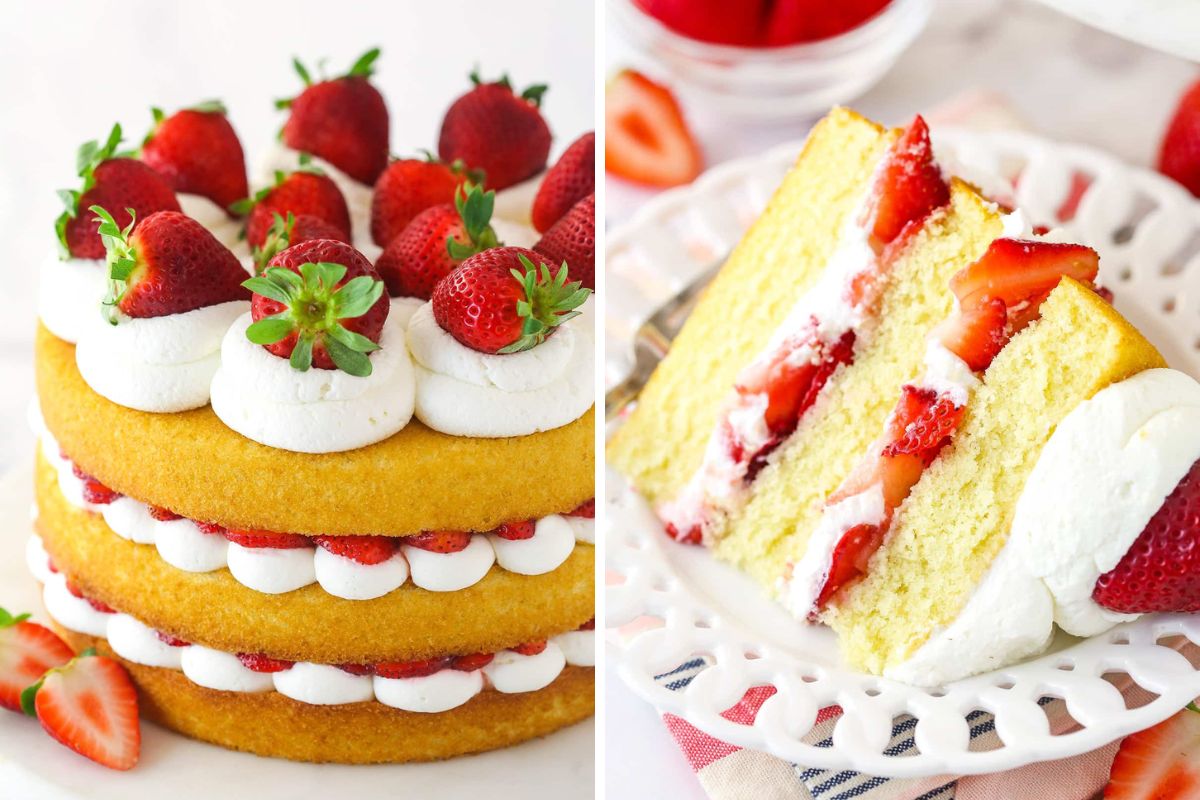 Strawberry Shortcake Cake.
