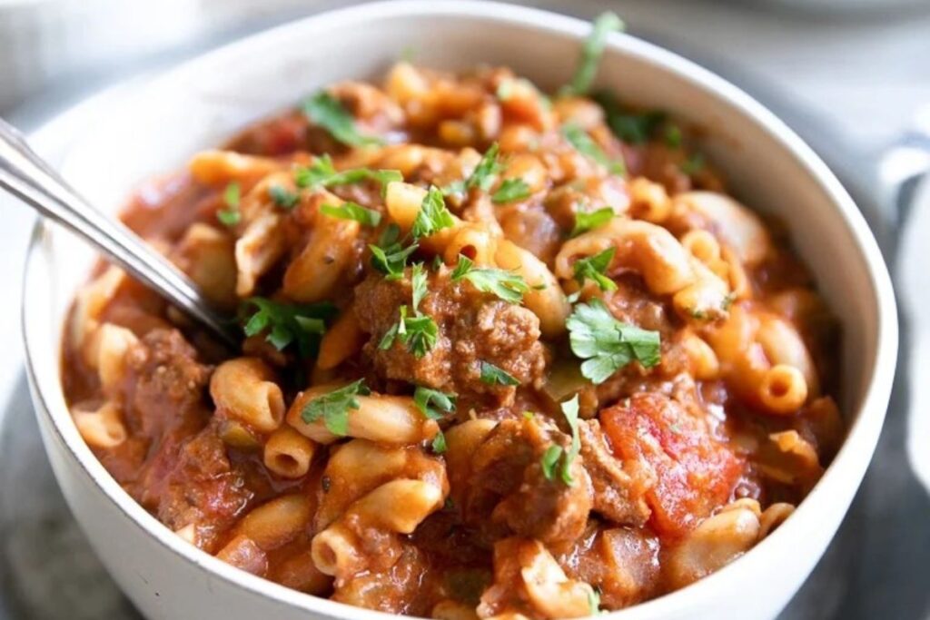 American Goulash Recipe. 