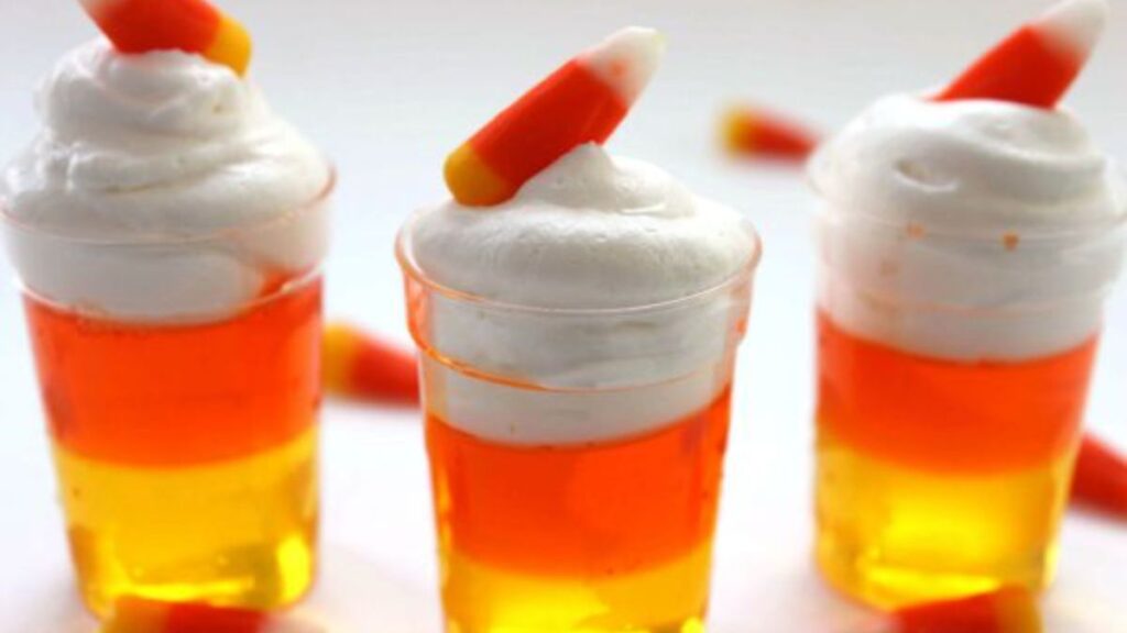 Candy Corn Jello. 
