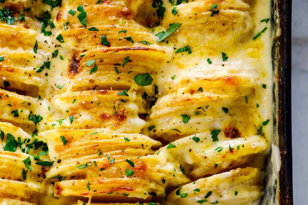 Cheesy Scalloped Potatoes.