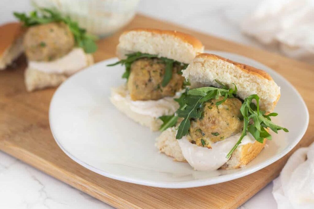 Cheesy Chicken Meatballs. 