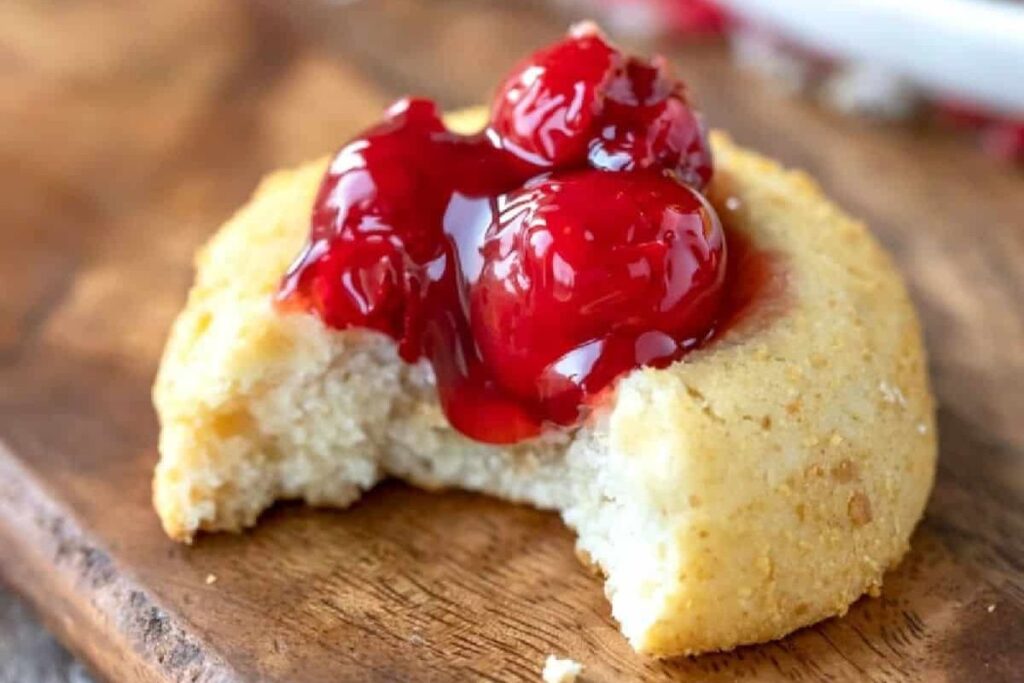 Cherry Cheesecake Cookies. 