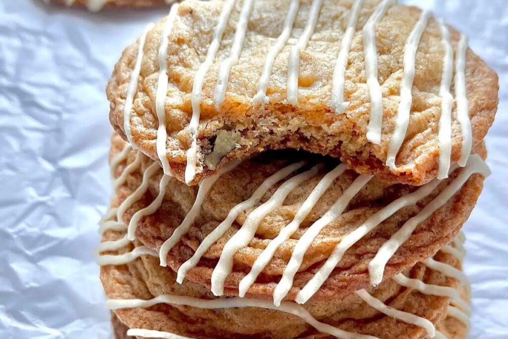 Chewy Maple Walnut Cookies.