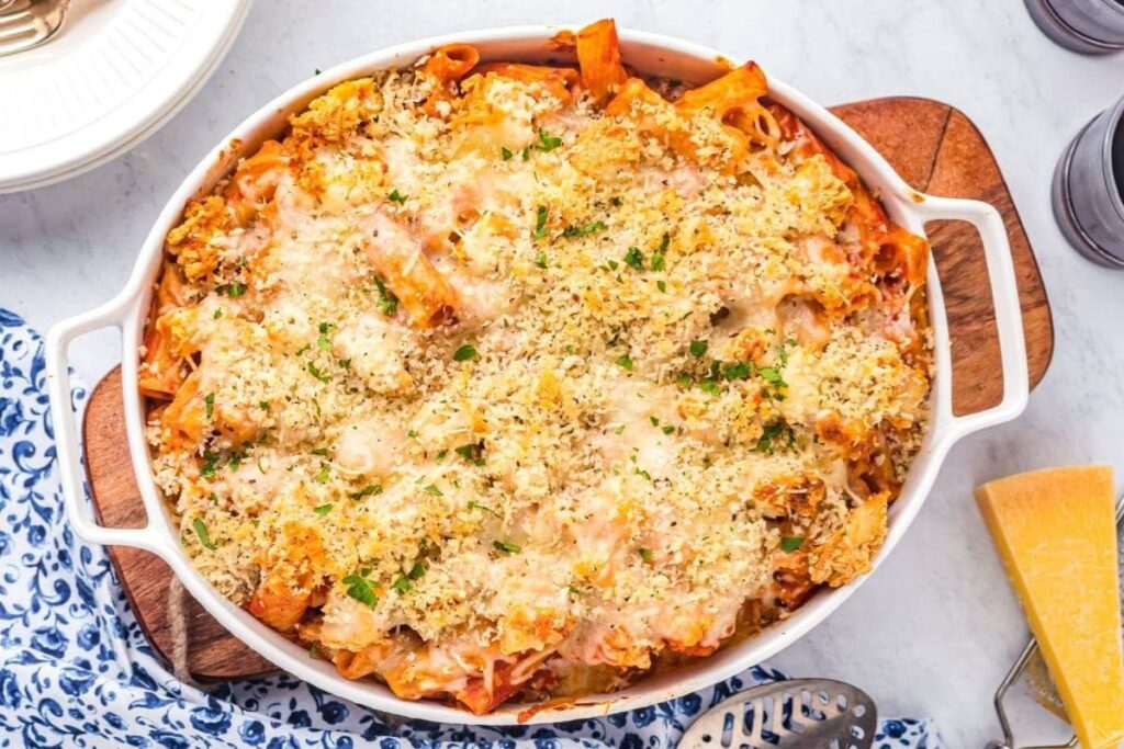 Chicken Parmesan Casserole. 