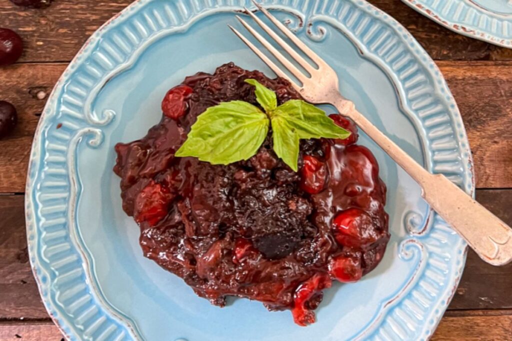 Cola Chocolate Cherry Cake. 