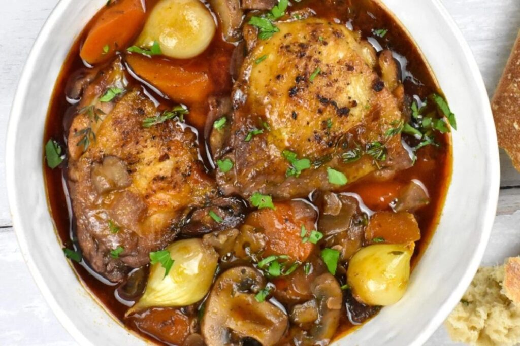 Coq Au Vin.