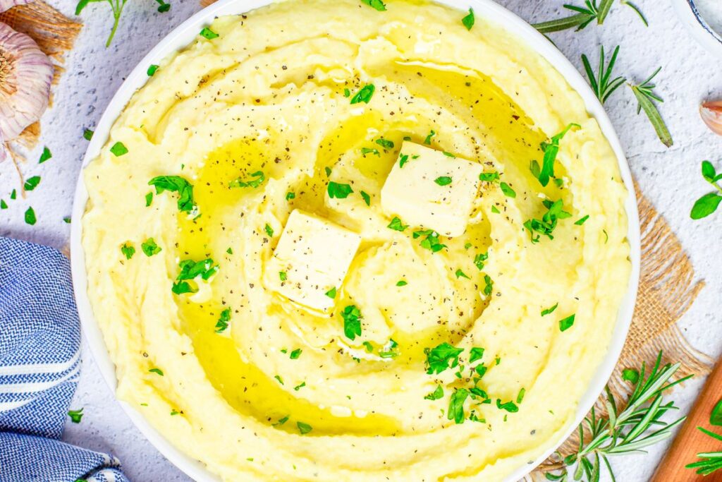 Creamy Mashed Potatoes. 