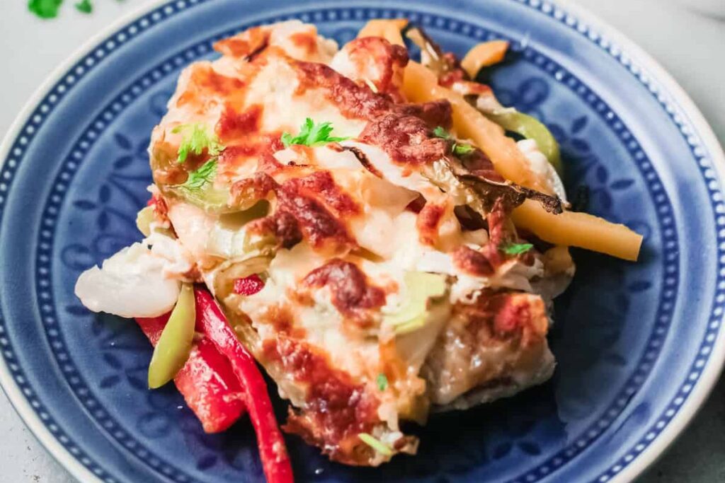 Easy Chicken Fajita Casserole. 