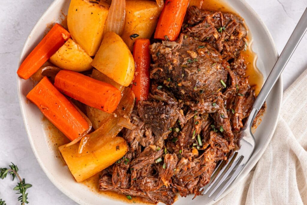 Easy Dutch Oven Pot Roast. 