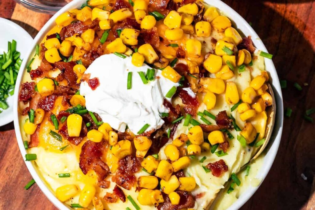 Easy Loaded Mashed Potato Bowls.