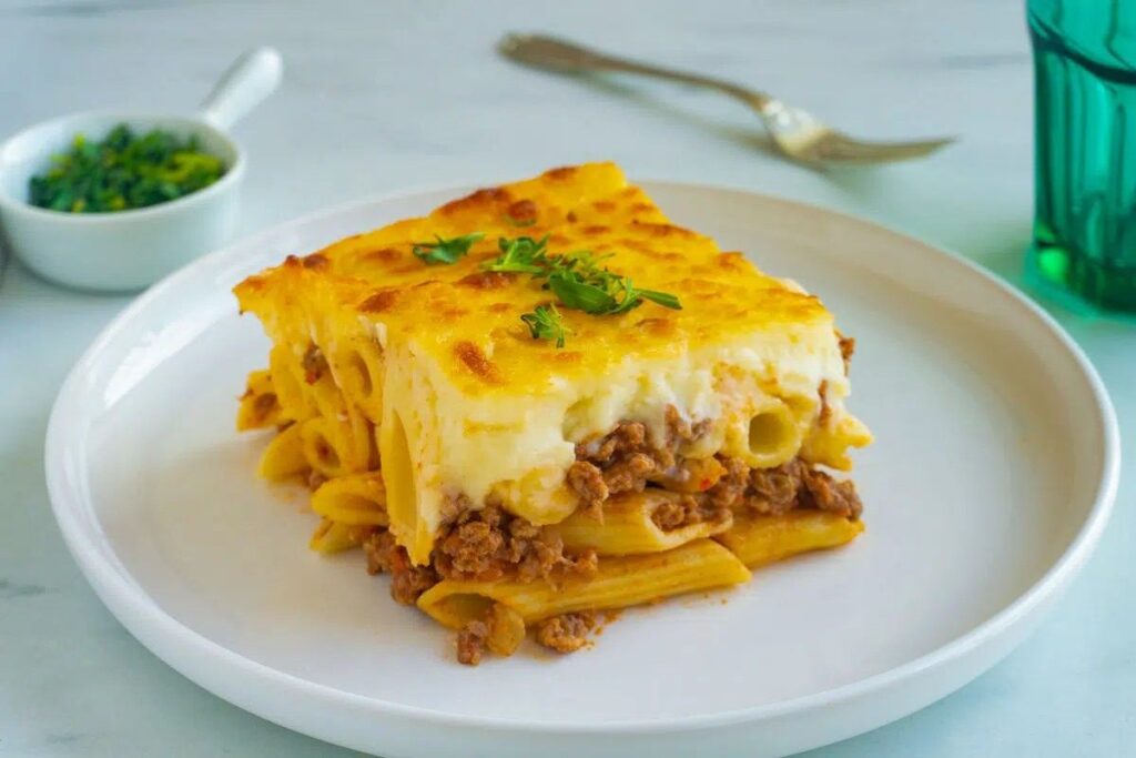 Egyptian Macarona Bechamel Recipe.