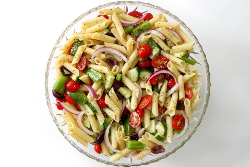Greek Pasta Salad.