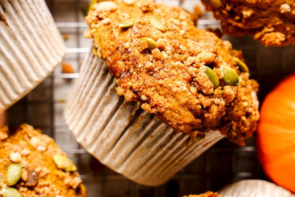 Healthy Pumpkin Muffins.
