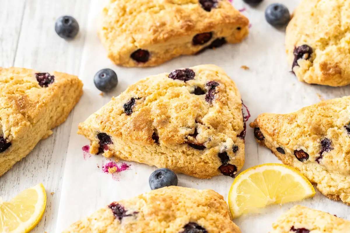 Lemon Blueberry Scones.