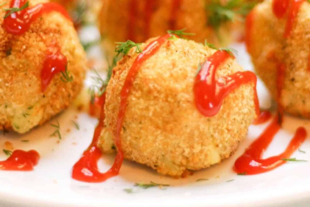 Mashed Potato Croquettes In Air Fryer.