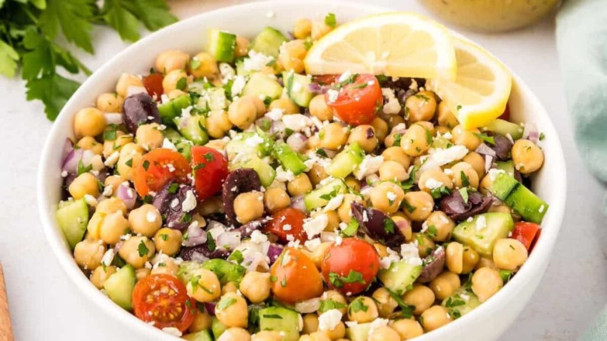 Mediterranean Chickpea Salad.