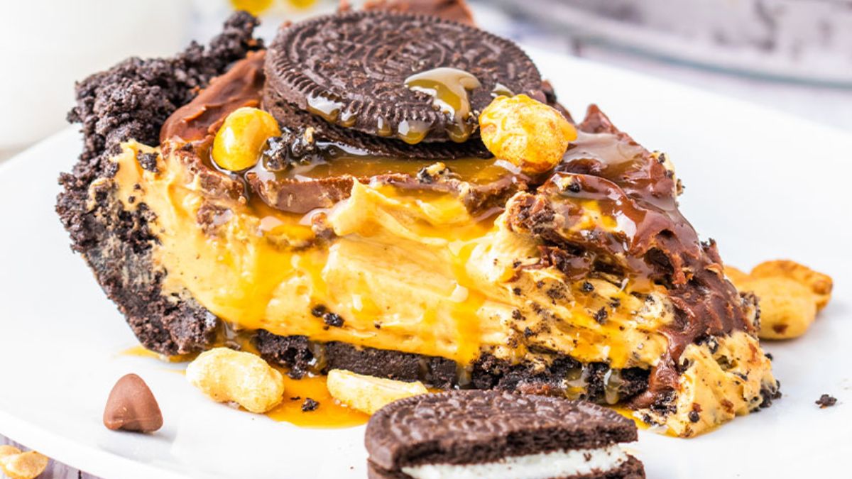 Oreo Chocolate Peanut Butter Pie.