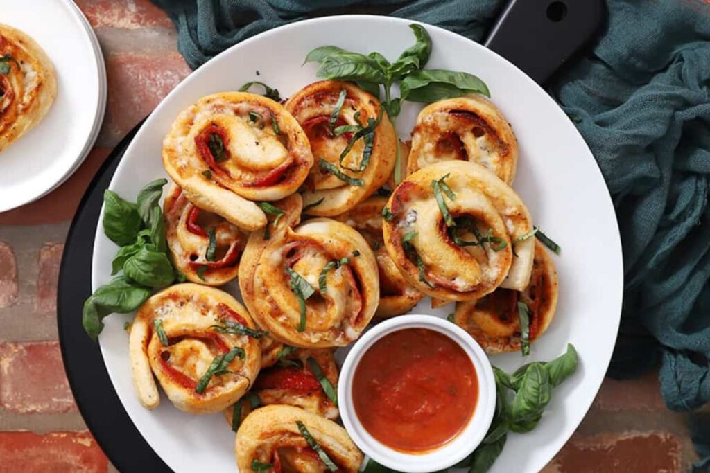 Pepperoni Pizza Pinwheels Recipe. 