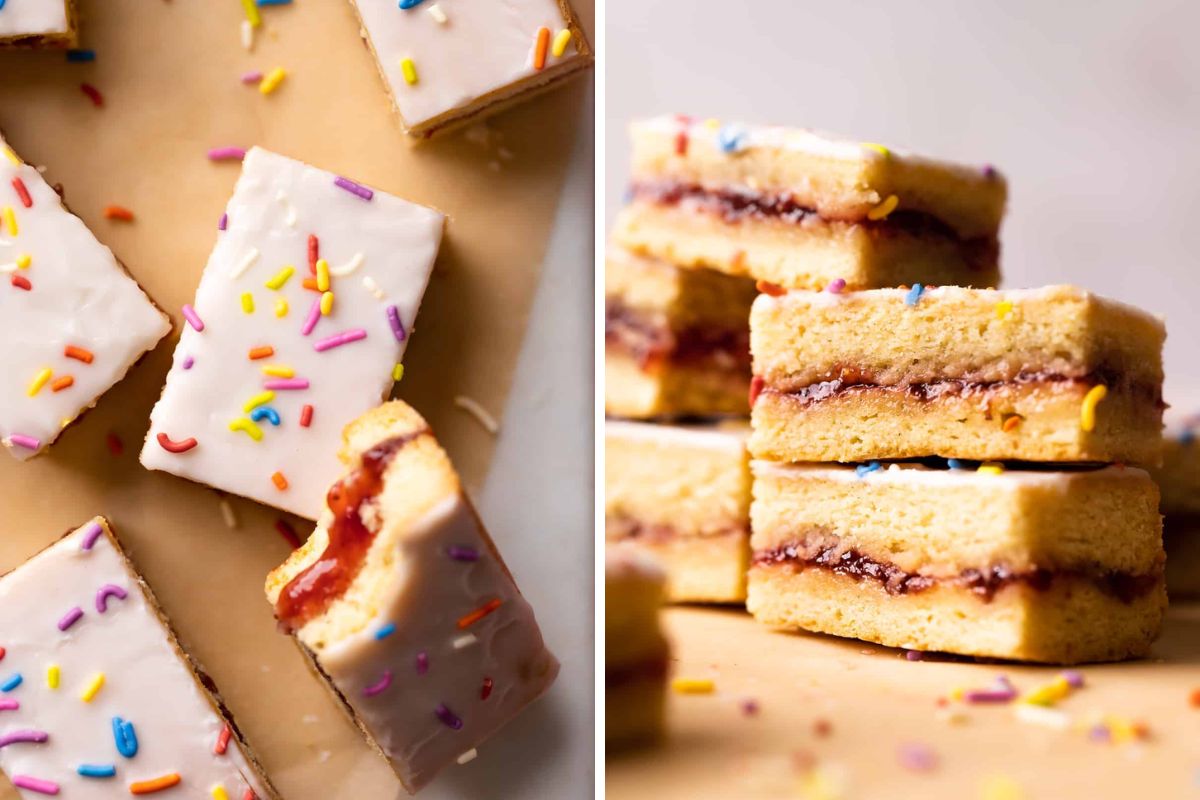 Pop Tart Cookie Bars. 