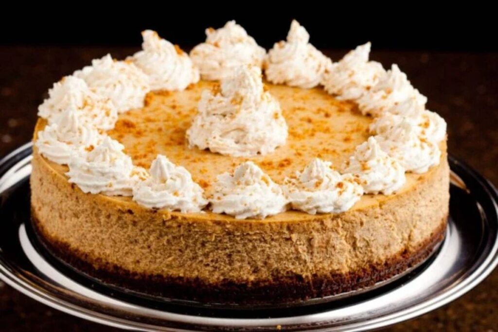 Pumpkin Cheesecake.