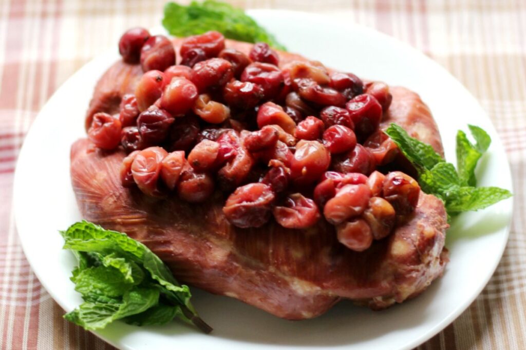 Slow Cooker Cranberry Chicken.