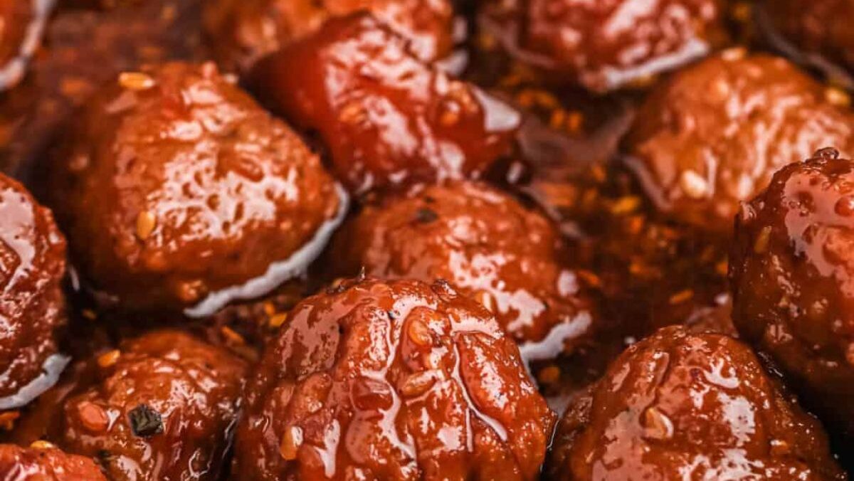 Crockpot Teriyaki Meatballs.