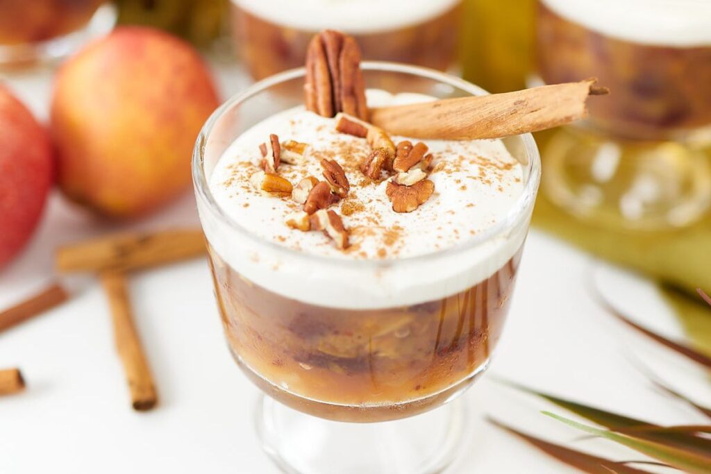 Apple Cider Salad With Cranberries And Pecans.