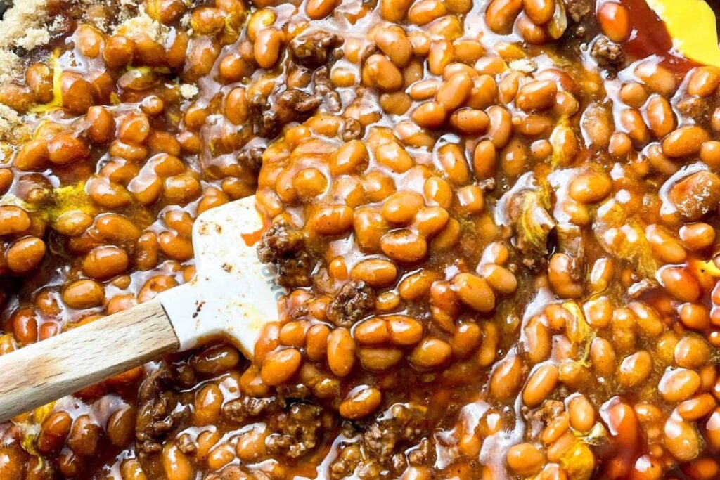 Baked Beans with Ground Beef.