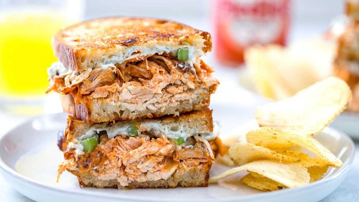 Buffalo Chicken Grilled Cheese.