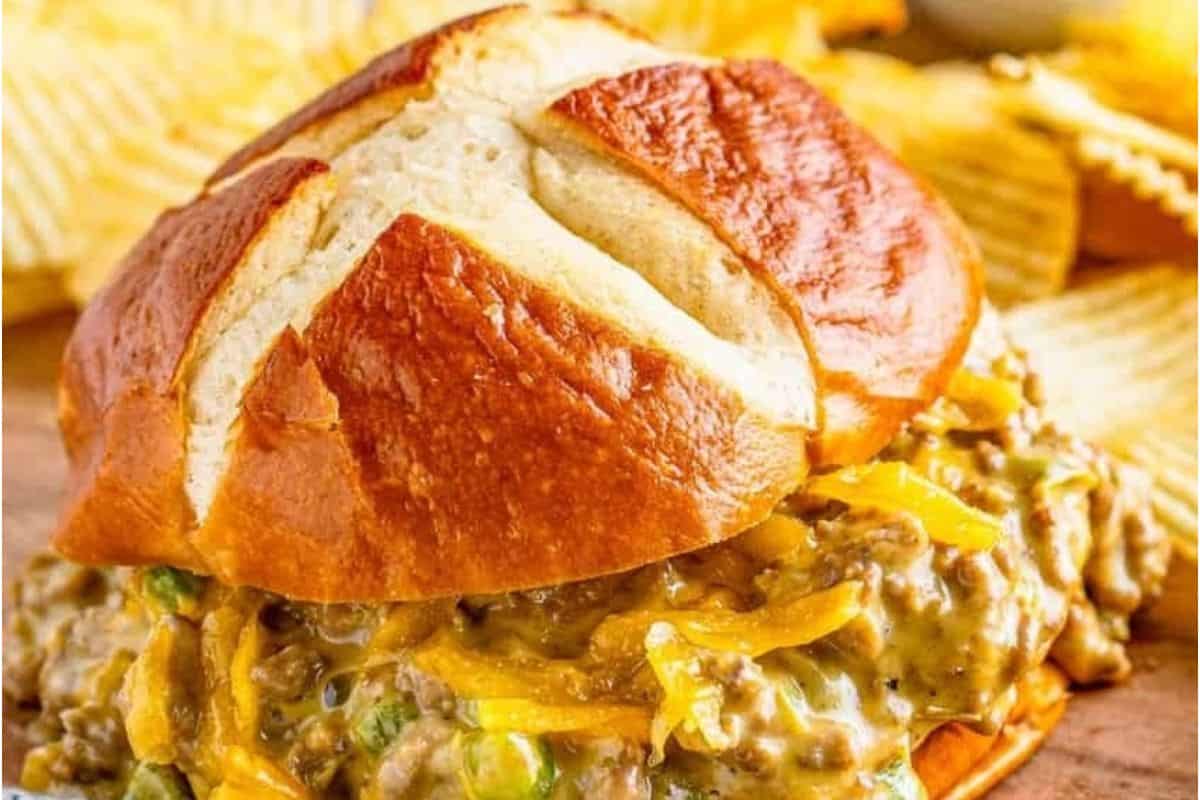 Cheesy Sloppy Joes.
