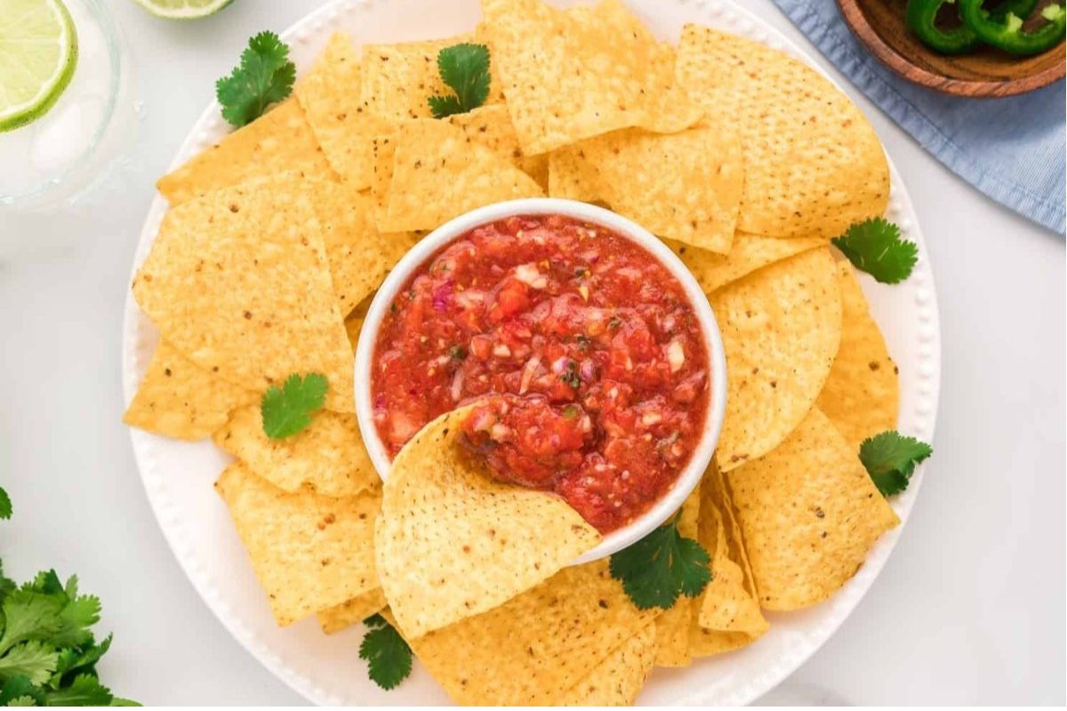 Cherry Tomato Salsa. 